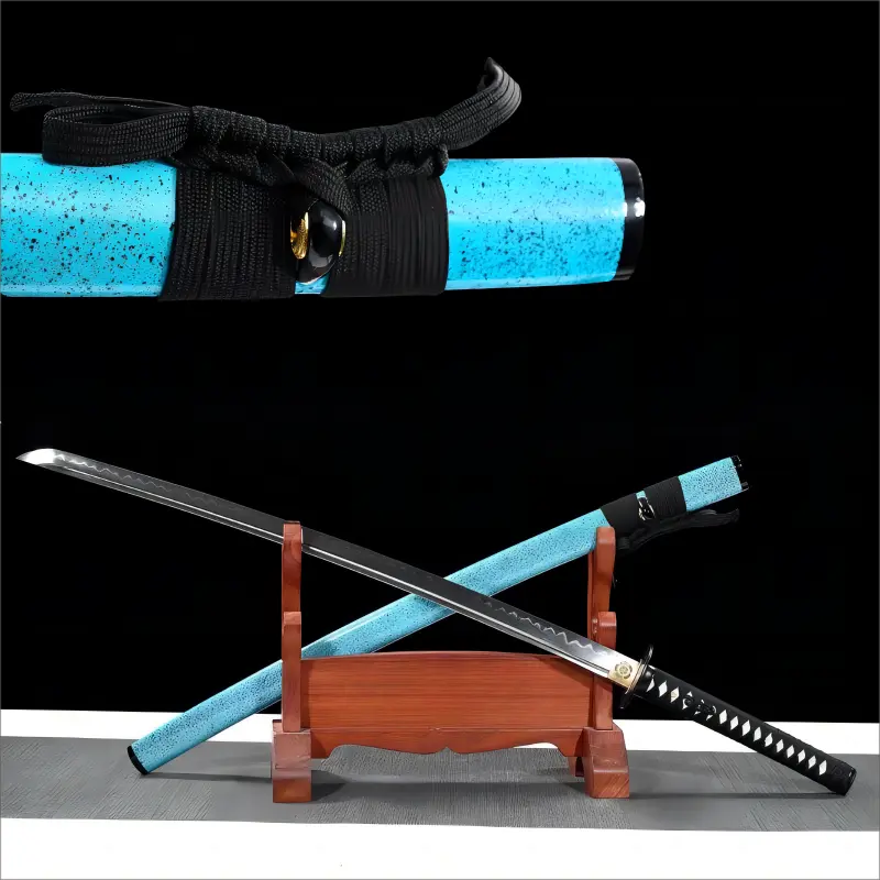 Handmade - T10 carbon steel - Blue -  Aokami Katana