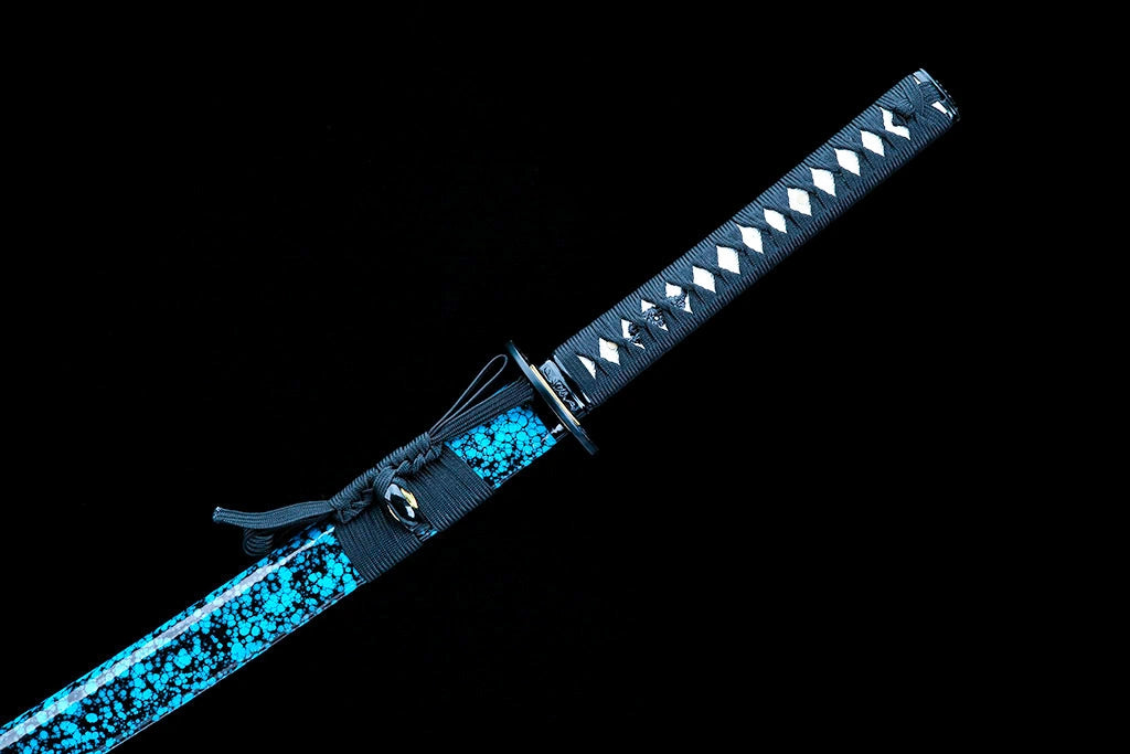 Authentic Japanese Katana Sword T10 Clay-Tempered Steel Real Hamon - Azure Swallow katana