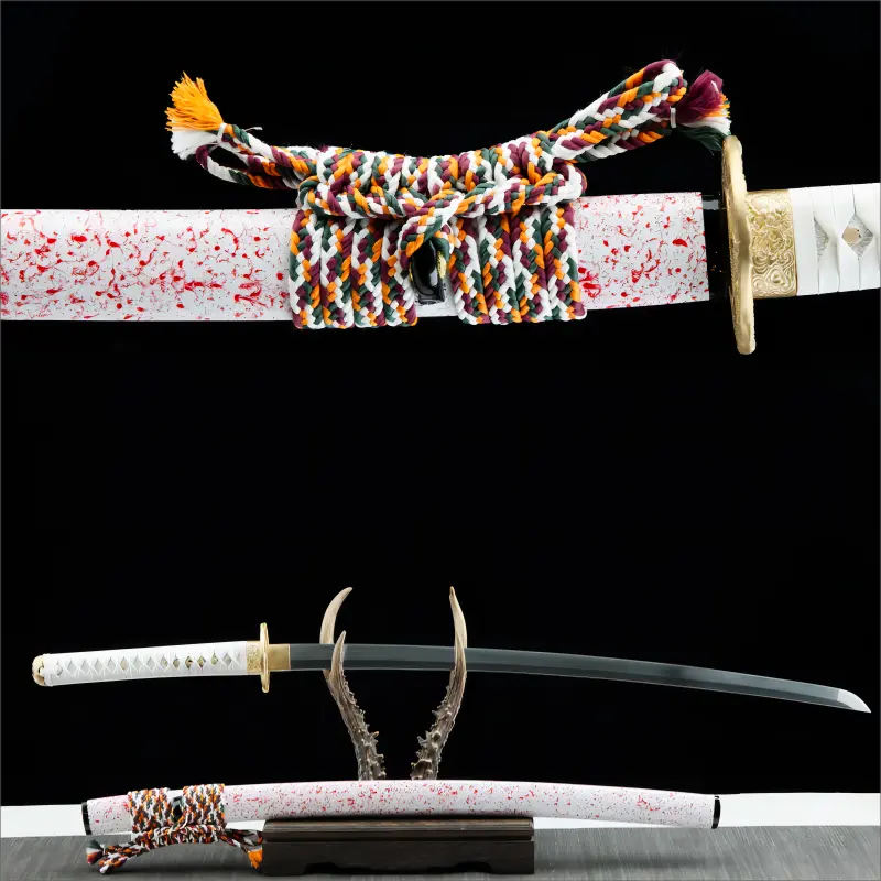 High performance - Damascus steel - Blood Blossom katana