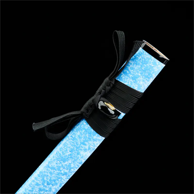 Hand Polished T10 Steel Blade - Six Stage Polishing - Blue Forest katana