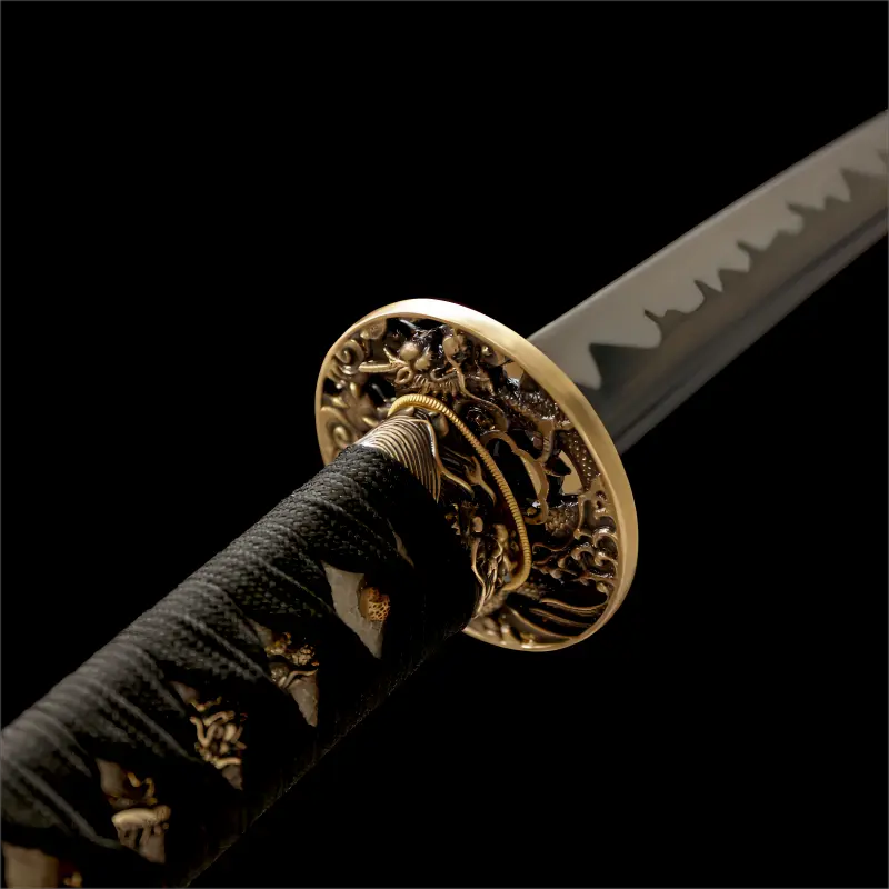 High performance - Handmade - Hand Eight stage polish T10 steel Blade - Dragon's Majesty katana