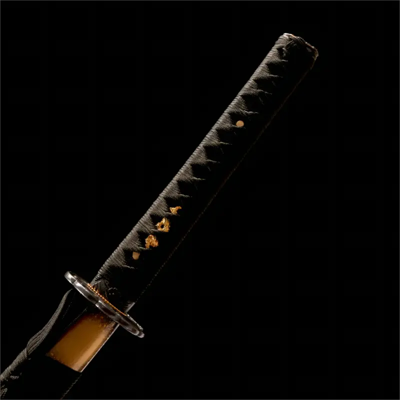 Elite Edition - 1065 High Carbon Steel Blade - Eight Stage Polish - Golden Leopard Katana