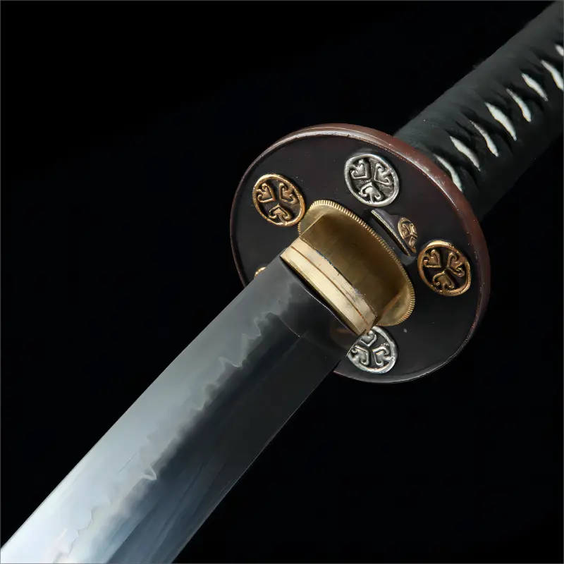 Golden Treasure Katana - Резьба из бычьего рога, покрытого лаком премиум-класса