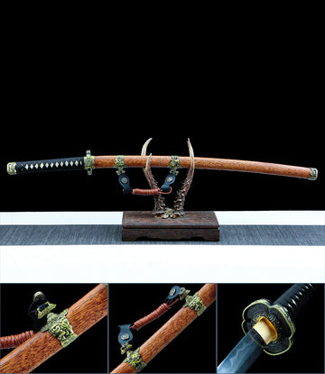 Handmade Japanese Tachi Odachi Sword Hundred-Refined Pattern Steel - Gorin Tachi