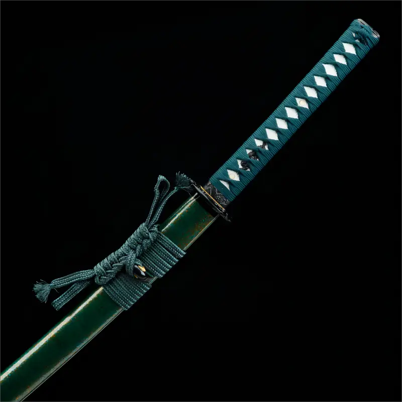 Handcrafted - Six Stage Polishing T10 Steel Blade - Hanzo's Forest katana