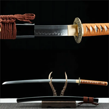 Hand Forged - Twelve Stage Polish T10 Steel Blade - Clay Tempered Hamon - Kuro Iai Mk II katana