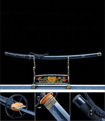 High-performance Japanese Katana Sword Damascus steel Hand Forge - Kurogane no Ikari Katana