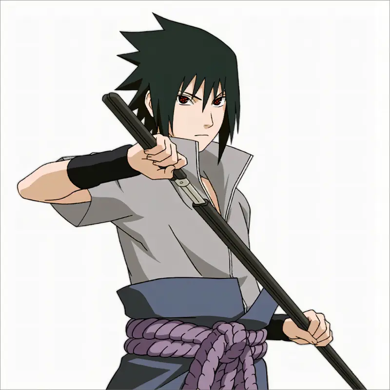 Naruto - Épée Kusanagi de Sasuke - Noir 