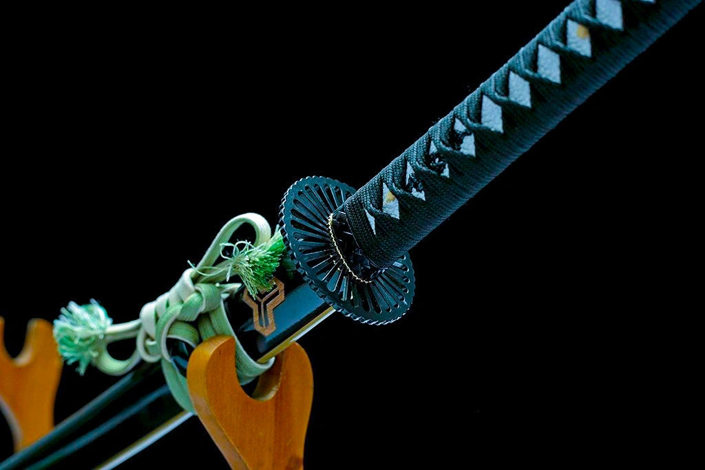 High-performance Japanese Katana Sword T10 Carbon Steel Full Tang - Obsidian Shadow Katana