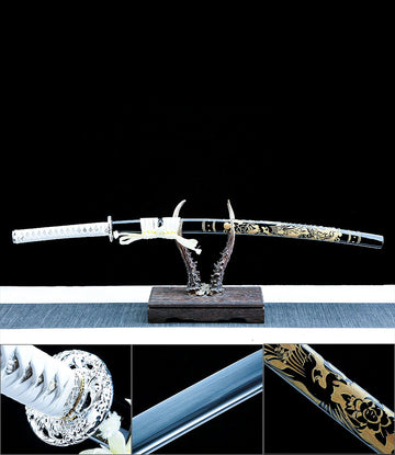 Handmade Full-tang Katana Sword With High-performance T10 Steel Blade - Phoenix Rebirth katana