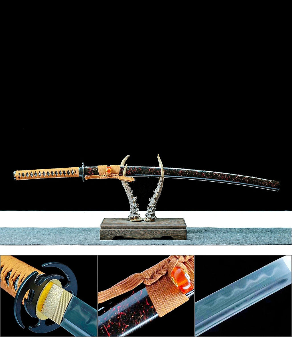 High-performance Japanese Katana Sword T10 Clay-Tempered Steel