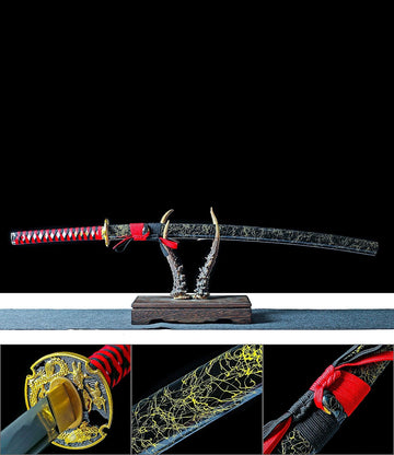 Handmade Japanese Katana Sword 1045 Steel Full Tang