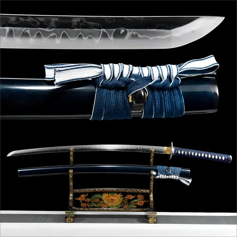 Heritage Series - Elite Performance - Full Tang T10 Carbon Steel Blade - Solid Wood Scabbard - Ryujin Edge Katana