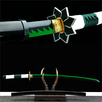 Sanemi Shinazugawa Sword - Demon Slayer Sword - Kimetsu No Yaiba Sword - Nichirin Sword - High Performance Version