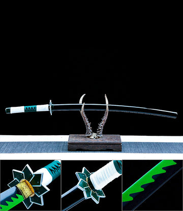 Sanemi Shinazugawa Sword - Demon Slayer Sword - Kimetsu No Yaiba Sword - Nichirin Sword - High Performance Version