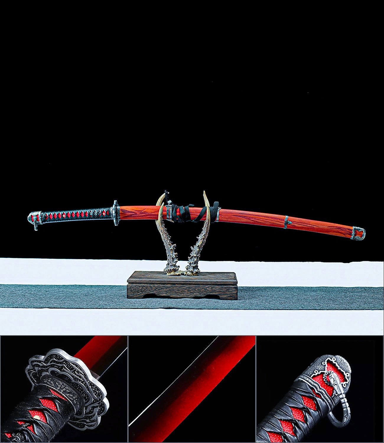 Handmade Full tang Katana Sword With High performance Manganese Steel Blade - Shadowblade Katana