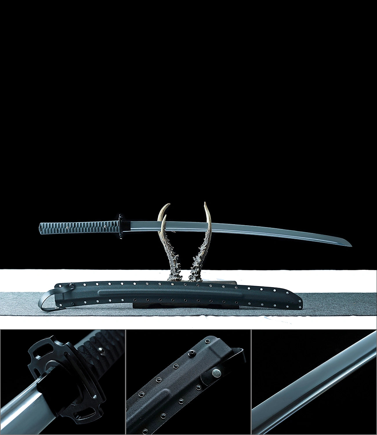 Tactical Katana, High-performance Japanese Katana 1065 Manganese Steel Hand Forged Sturdy