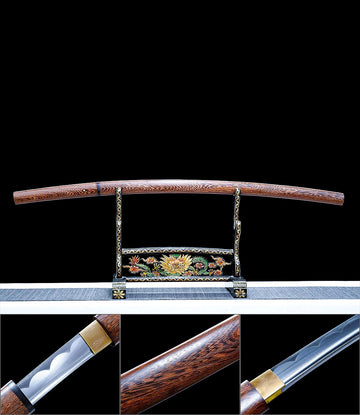 Handmade Full-tang Shirasaya Katana With High-performance Manganese Steel Blade - Tranquil Edge Shirasaya Katana